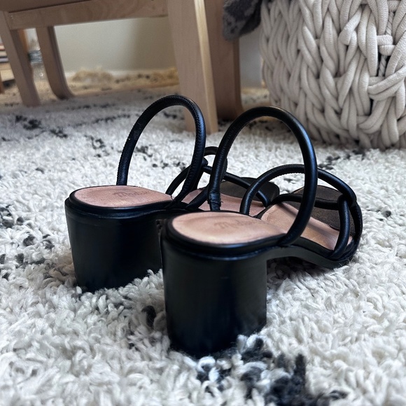 Madewell Tayla Sandal Black Leather  Size 7 - Picture 7 of 7